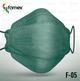 FFP2 MASKE FISCHFORM DUNKELGRÜN F-05 - 10 Stück