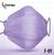 FFP2 MASKE FISCHFORM LILA F-09 - 10 Stück